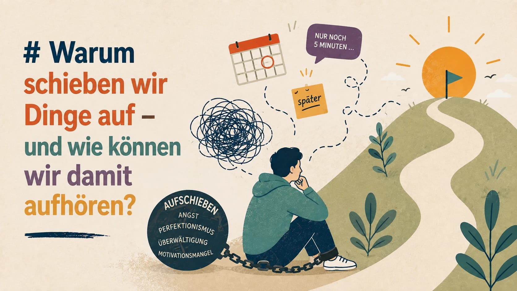 Warum schieben wir Dinge auf – und wie können wir damit aufhören?