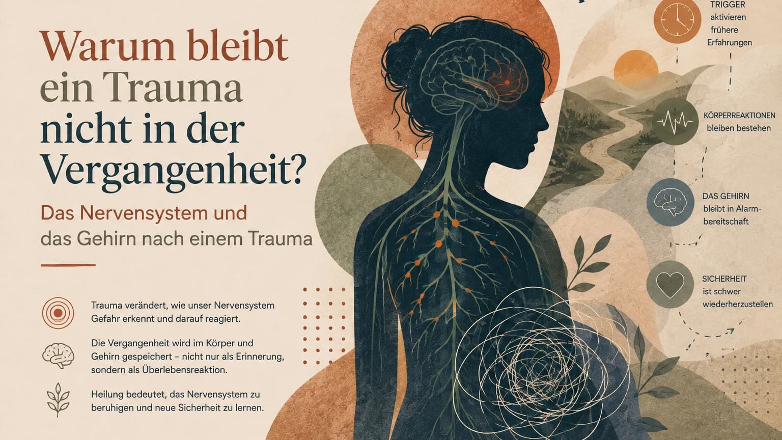 Warum bleibt ein Trauma nicht in der Vergangenheit? Das Nervensystem und das Gehirn nach einem Trauma